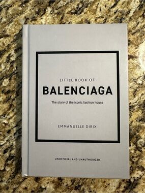Balenciaga Grey Hardcover Fashion Book